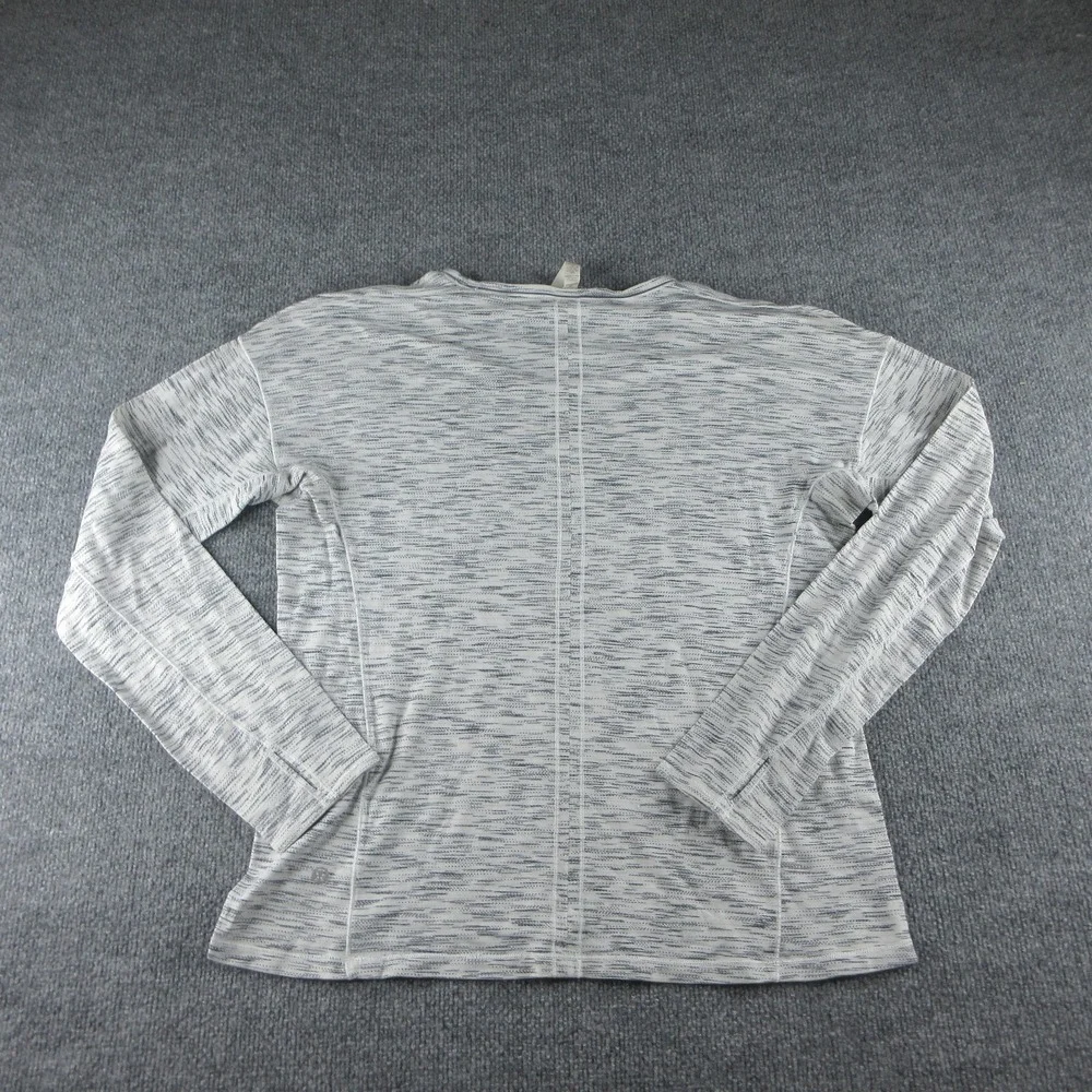 Lululemon Shirt Womens 12 Gray Swiftly Tech Long Sleeve Running Athletic Tee